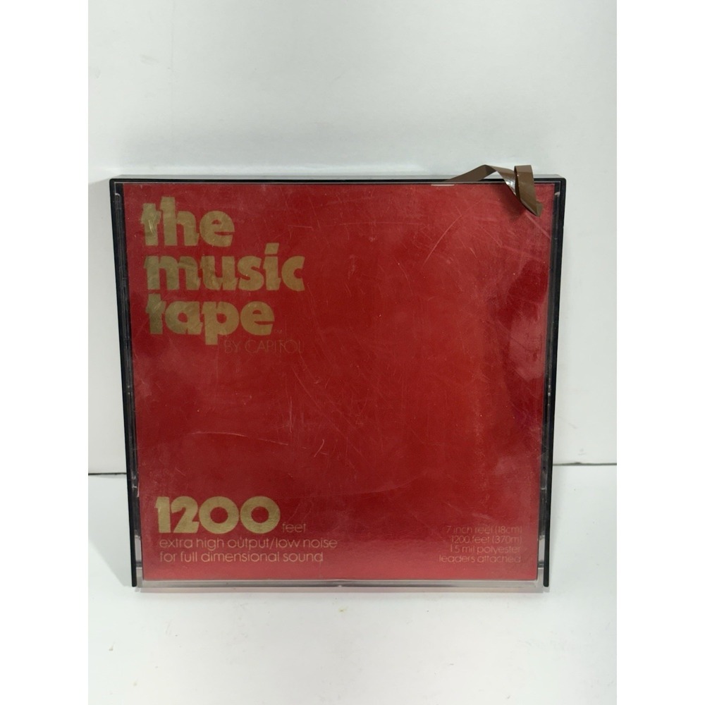 The Music Tape by Capitol 7‎ Inch 1200 Feet. Blank Tape.